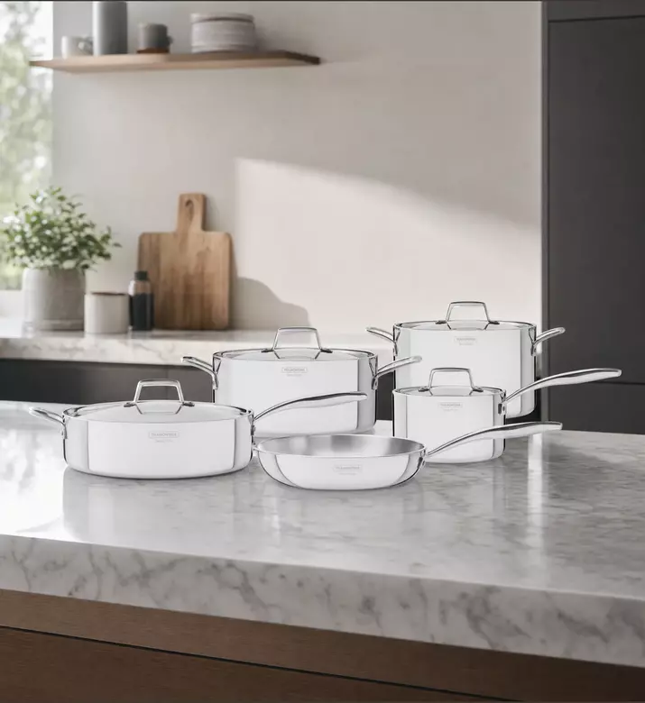 Tramontina Stainless Steel 5-piece Cookware Set, Model View