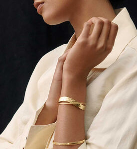 Ottoman Hands Brclt Evenness Ham Bangle, Packshot View