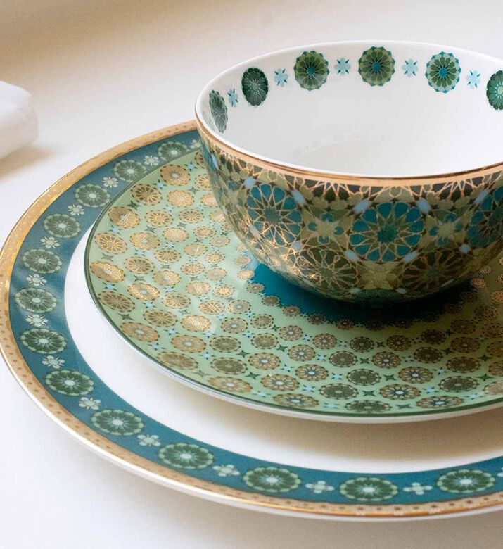 وعاء دائري من البورسلين الأندلسي S وعاء دائري من البورسلين الأندلسي S