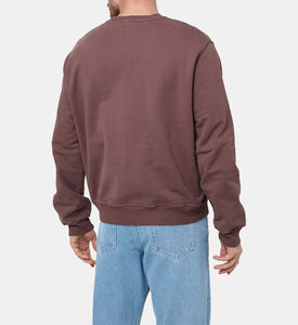 سويت شيرت ريمي مطرز بشعار