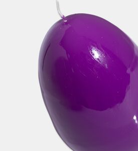 Graziani Oval Paraffin Wick Candle, Dark-purple, 10-cm, Packshot View