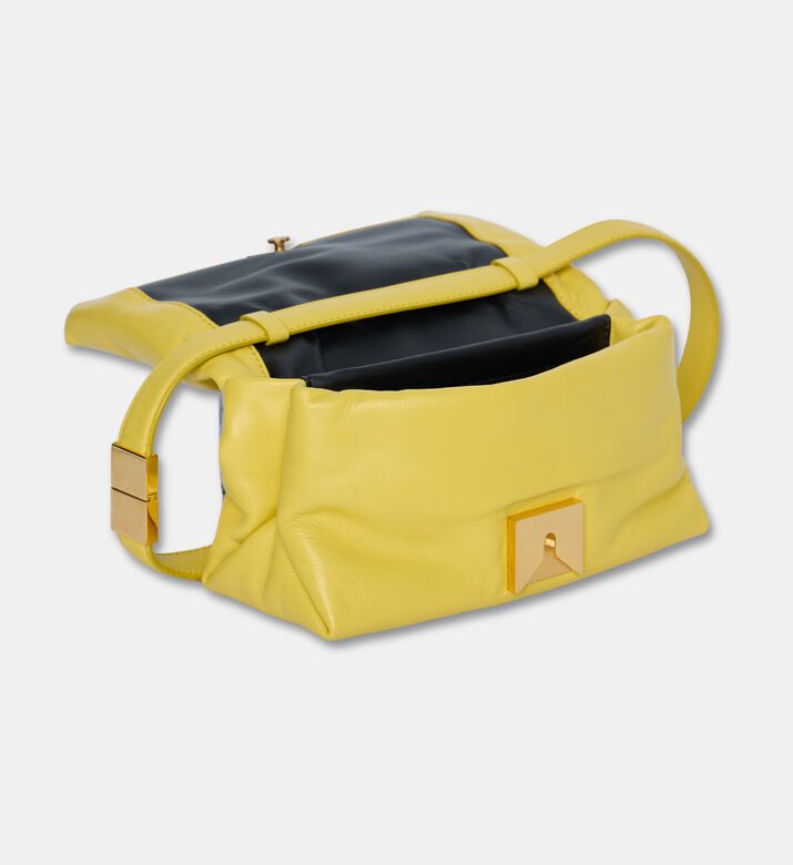 Marni Prisma Padded Crossbody Bag, Yellow, Packshot View