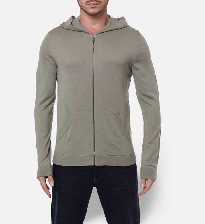 Zadig et Voltaire Ombre Pattern Full-zip Hoodie, Model View