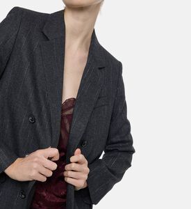 Zadig et Voltaire Double-breasted Closure Blazer, Model View
