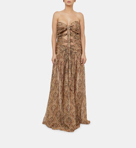 فستان كلاريس شيفون مطبوع