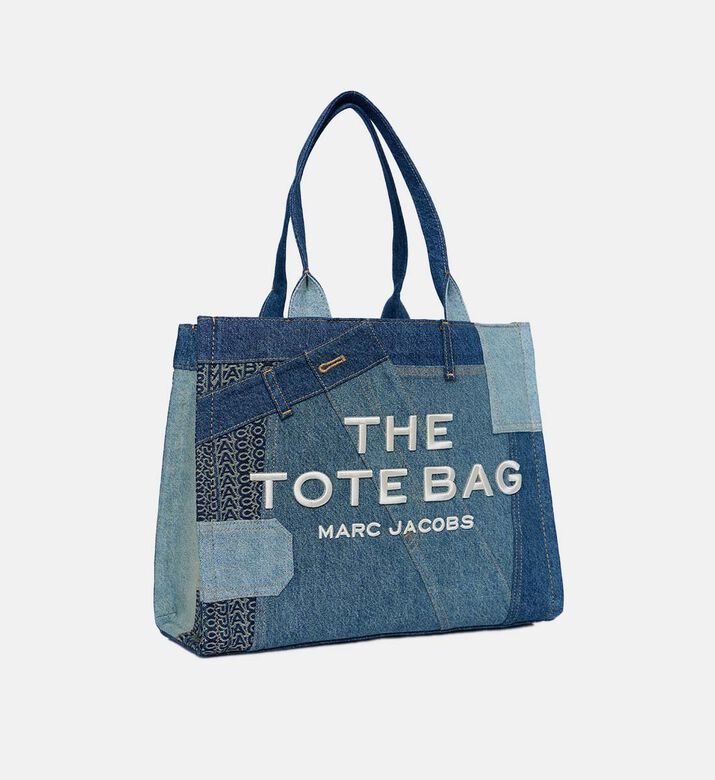 Deconstructed Denim Tote Bag