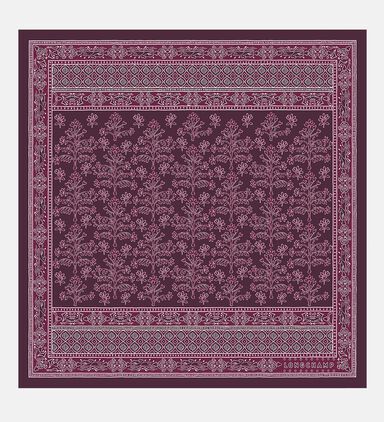 Silk Embroidered Scarf