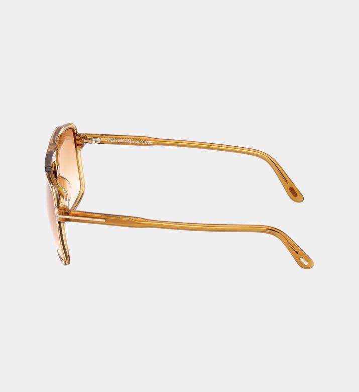 Acetate Square Dark Lens Sunglasses 59