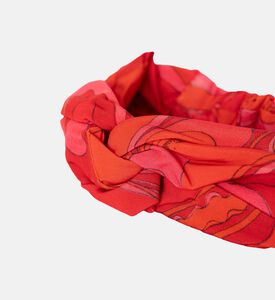 Abstract-print Knotted Headband