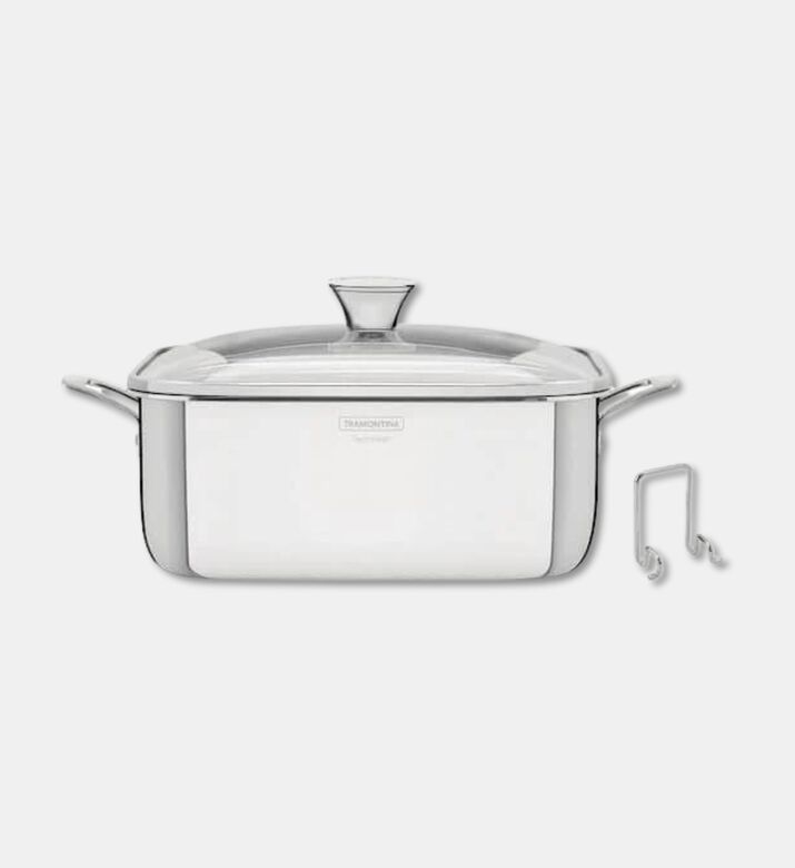 Tramontina Triple Ply Square Casserole - 28.8 X 37.6 X 16.9 Cm, Packshot View