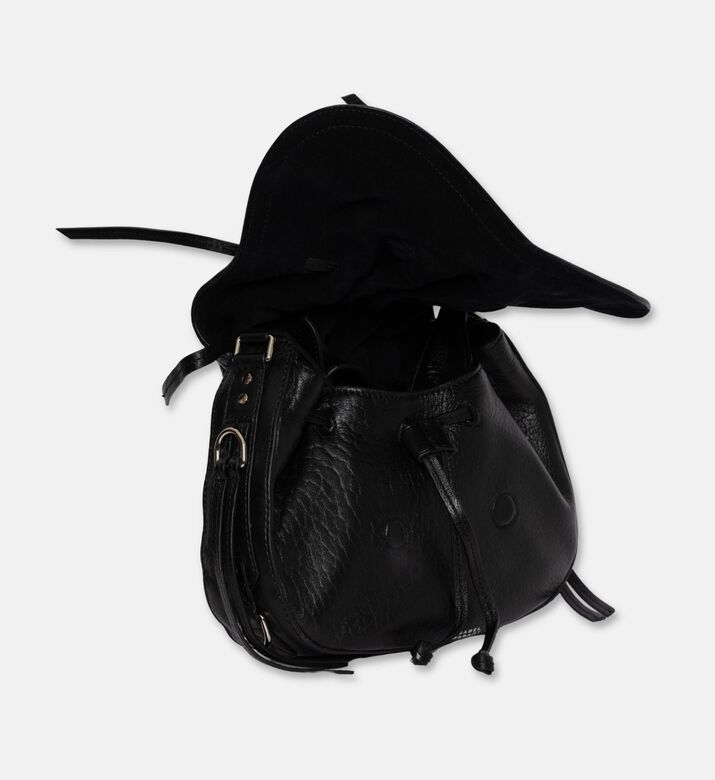 Isabel Marant Bolton Beaded Ruched Shoulder Bag, Black, Packshot View