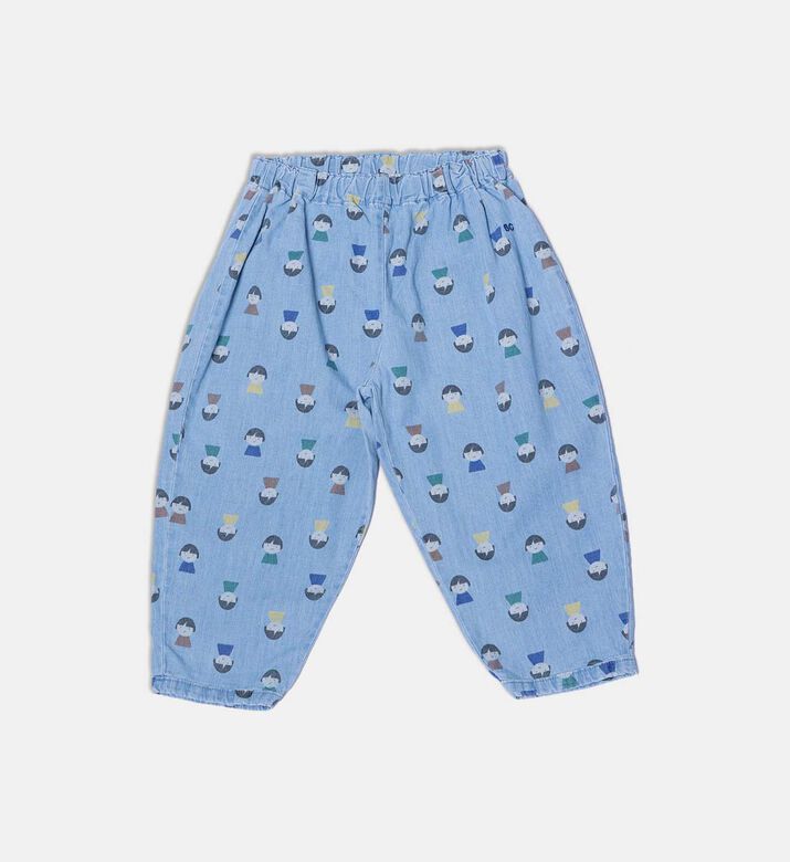 Bobo Choses All-over Doll-print Ruffled Collar Shirt Pants Pajama Set, Packshot View