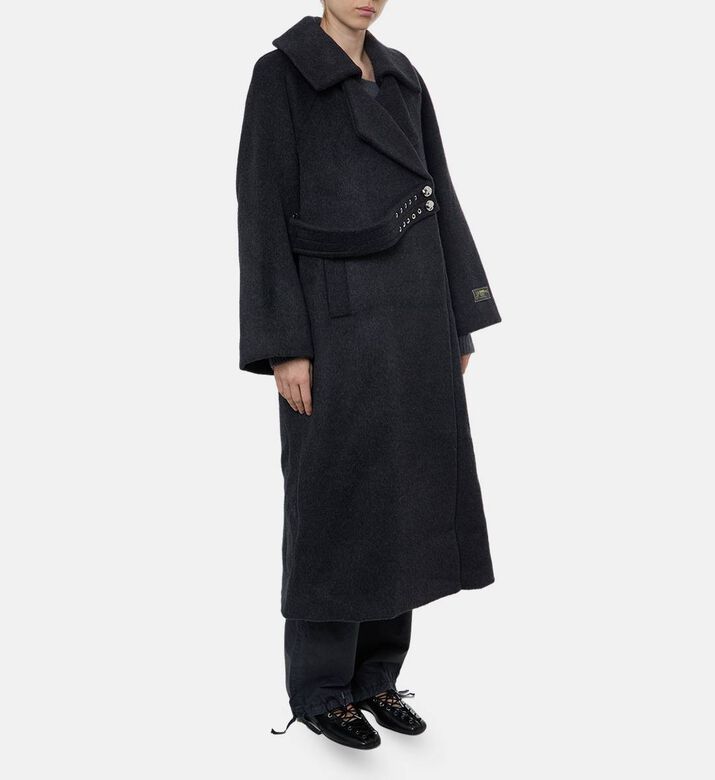 Ganni Coat Wool, Model View