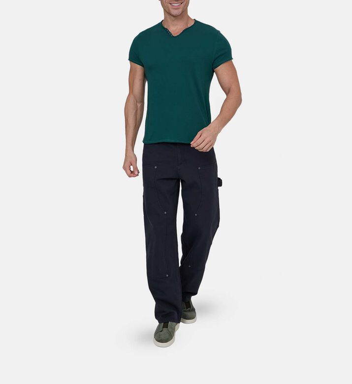 Monastir V-neck Short-sleeve Top