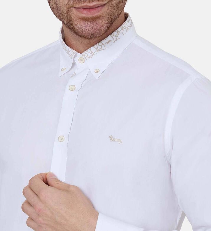 Contrasting Print Shirt