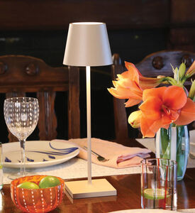 Zafferano Poldina Pro Table Lamp Matt, Beige, Packshot View