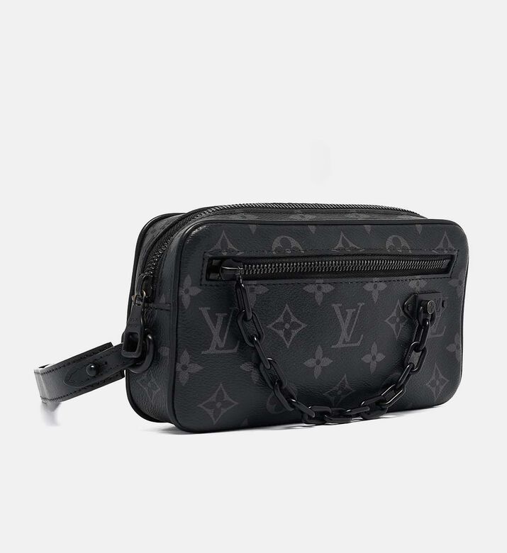 Louis Vuitton Monogram Eclipse Canvas Pochette Volga Bag Preowned