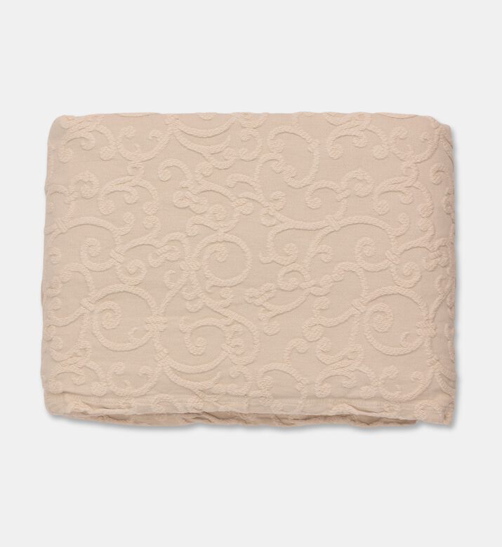 Philipp Plein Rectangular Shape Bed Cover, Beige, 270x260-cm, Packshot View