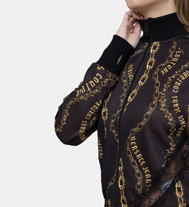 Chain Couture Lace Zip Sweatshirt Chain Couture Lace Zip Sweatshirt