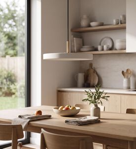 Umage Asteria Aluminum Mini Pendant Lamp, Beige, Packshot View