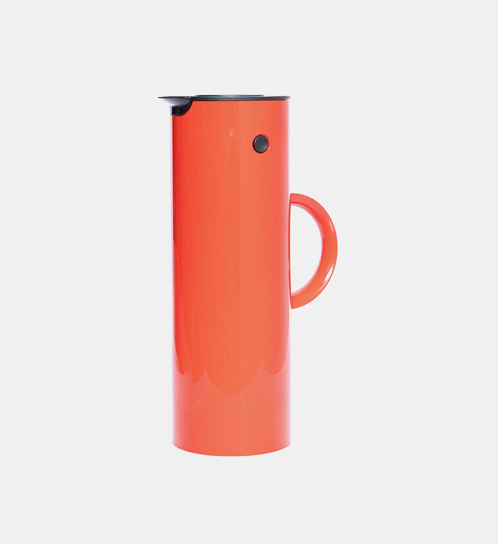 Stelton Em77 Steel Vacuum Jug, Red, 1-l, Packshot View