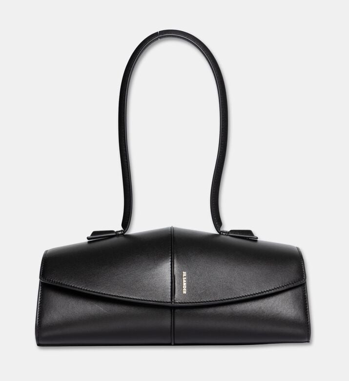 Jil Sander Linea Nappa Lamb Bag, Black, Packshot View