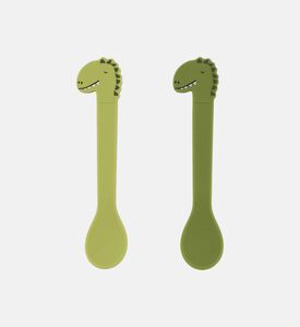 ملعقتان مستر دينو سيليكون