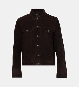 Basses Goat Suede Leather Jacket