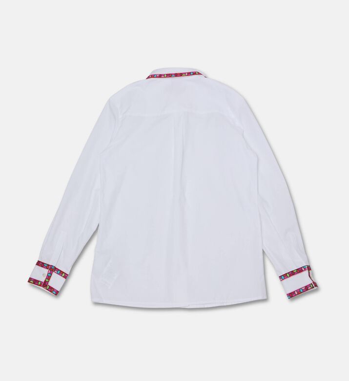 Emilio Pucci Trim-detail Cotton Shirt, Packshot View