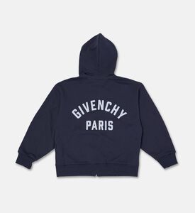 Givenchy Organic Fleece Patch Hooded Cardigan, Packshot View