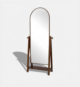 Home Deco and More Dorry Mango Wood Standing Mirror, Packshot View