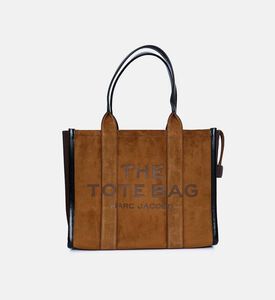 Marc Jacobs Suede Top Zip Closure Tote Bag, Light-brown, Packshot View