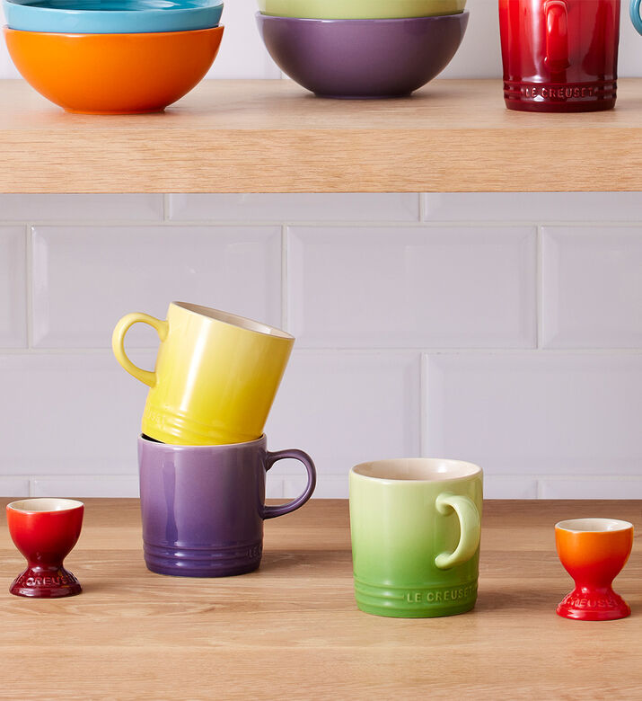 طقم أكواب قوس قزح 6 قطع