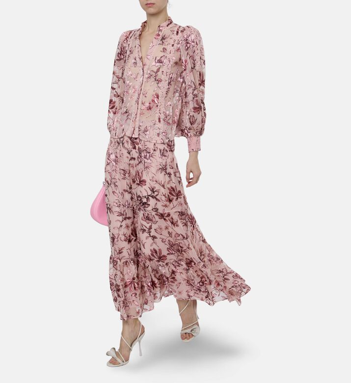 Alice and Olivia Blou Arlette, Model View