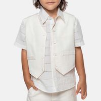 Dino Fitted Boy Vest