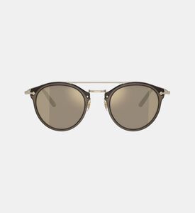 نظارة شمسية ريميك مستديرة بإطار كامل 50