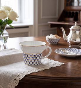 Imperial Cobalt Net Saucer Tea Cup, Model View