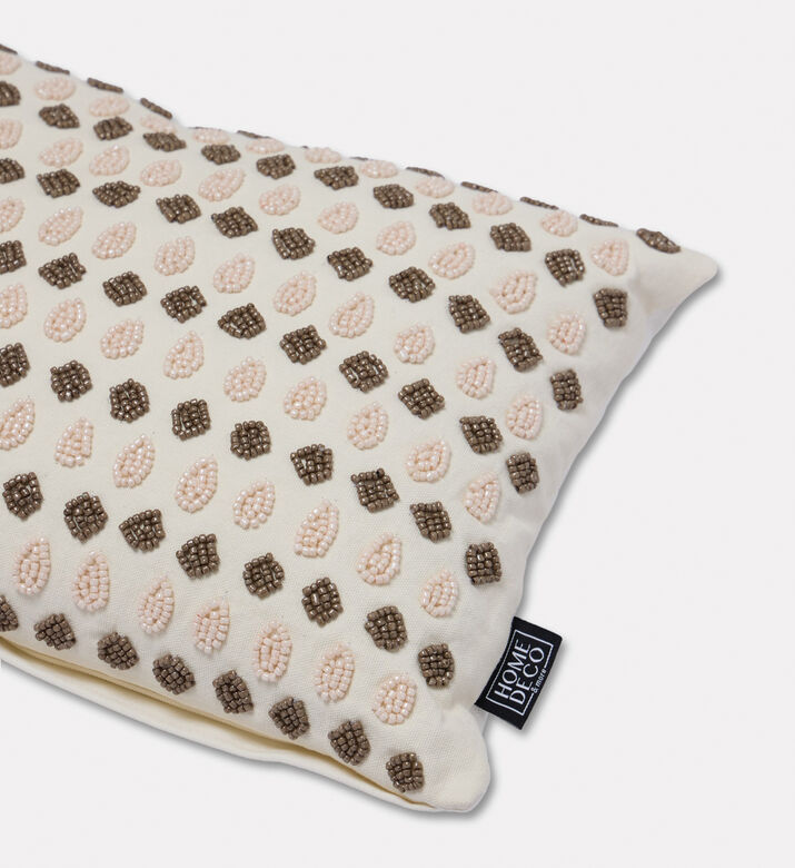 Home Deco and More Tansy Beadwork Filled Cushion, Packshot View