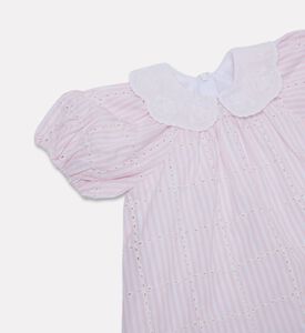 Tartine et Chocolat Striped Puff Sleeves Dress, Packshot View