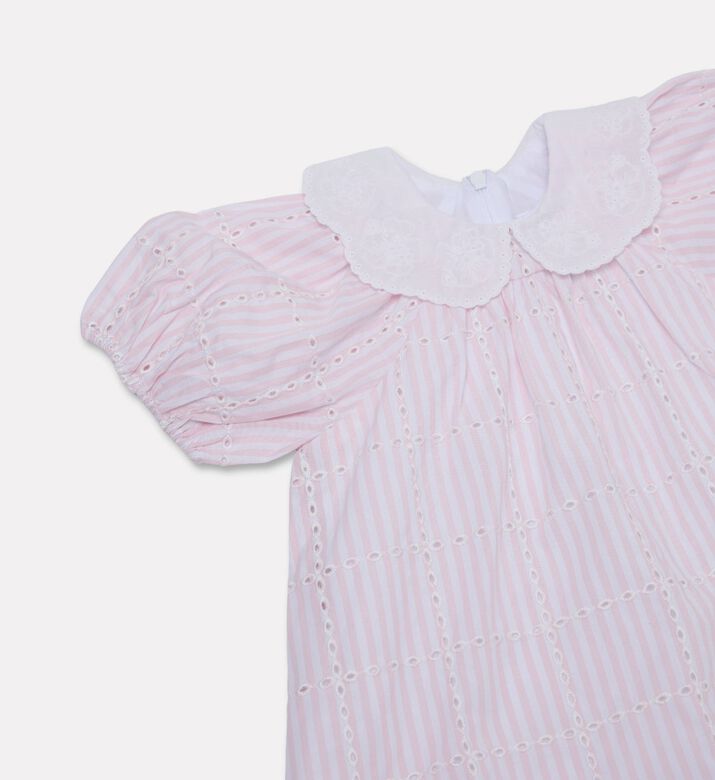 Tartine et Chocolat Striped Puff Sleeves Dress, Packshot View