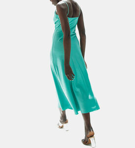 Draped Cowl Neck Midi Dress Draped Cowl Neck Midi Dress