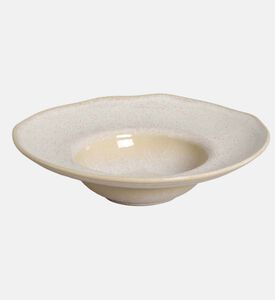 Organic Stoneware Deep Rim Plate
