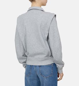 Stand Collar Printed Sweater Stand Collar Printed Sweater