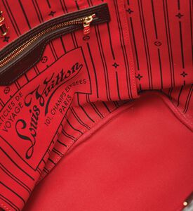 Louis Vuitton Preowned Louis Vuitton Damier Ebene Canvas Neverfull Bag, Packshot View