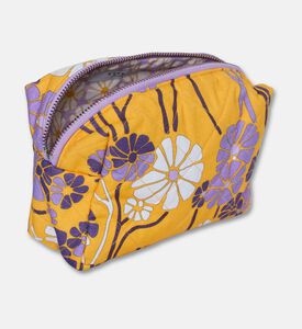 Karma on the Rocks Kiku Mustard Flora-print Small Pouch, Packshot View