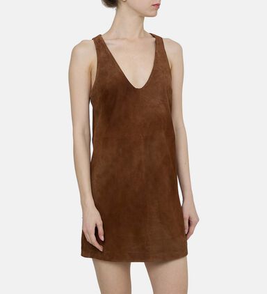 Rasha Suede Mini Dress