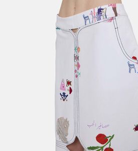 Nawal High-waisted Pencil Skirt