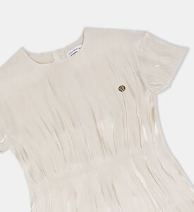 فستان ميدي بلوغو ساتان واسع