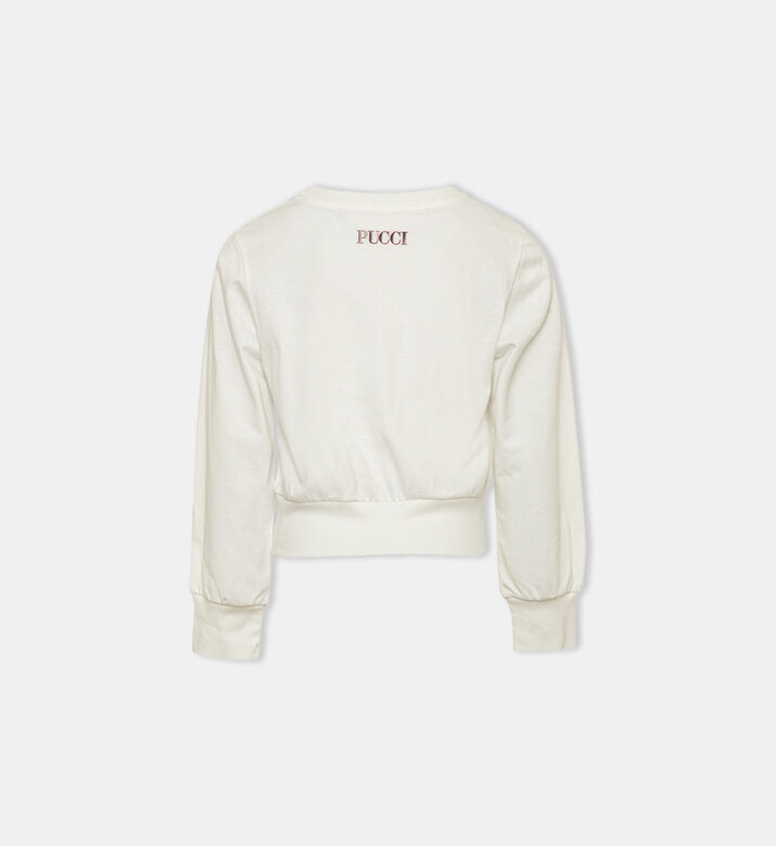 سترة قطنية بطبعة قزحية