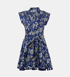 All-over Floral-print Flared Dress
